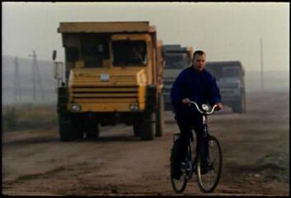  “Andrey Going to Work.” Still from Maria Miro’s Coal Dust. Image courtesy of the author.