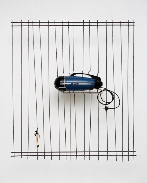 Gutov, Chaika vacuum cleaner. Metal, welding, ready-made 170x150 cm, 2008. Image courtesy of the author. 