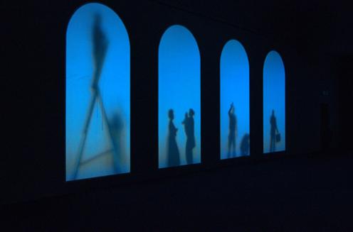 ‘Guests’, 2008-2009, video projection, 17. 17 min. Image courtesy of Krzysztof Wodiczko and Profile Foundation, Warsaw.