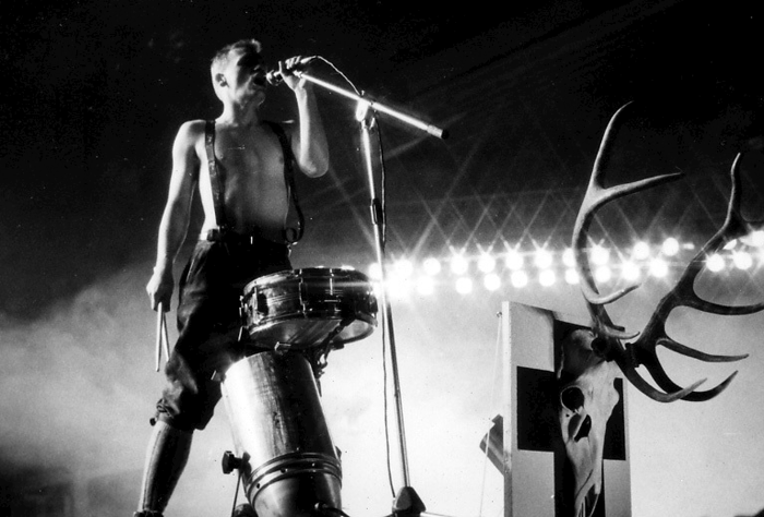 Rock group Laibach, Concert in the 1980s. Image courtesy Alexei Yurchak.