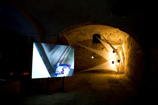  Aidan Salakhova, Confession, video installation, 2006-2007. Image courtesy of the author. 