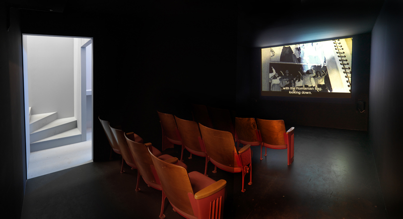 Stefan Constantinescu, ‘Troileibuzul 92,’ 2009. RED ONE transferred to DVD, 8 min. Installation view. Image courtesy of The Renaissance Society.