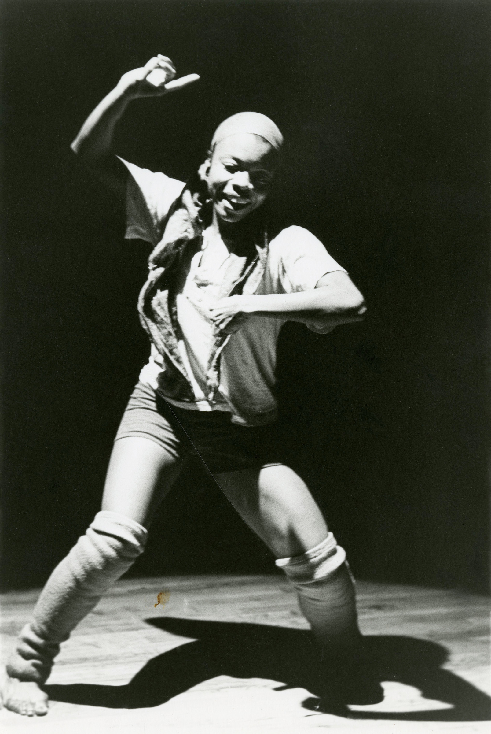 Lona Foote (American, 1948–1993). Blondell Cummings performing “Blind Dates” at Just Above Midtown Gallery, November 1982, 1982. Photograph, 10 x 8 in. (25.4 x 20.3 cm). Special Collections and University Archives, Rutgers University Libraries. © Estate of Lona Foote, courtesy of Howard Mandel