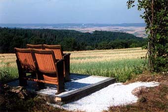 Luchezar Boyadjiev, 'Gazebo', 1996. Site-specific installation, the hills above Gars-am-Kamp, Austria. Image courtesy of the author.