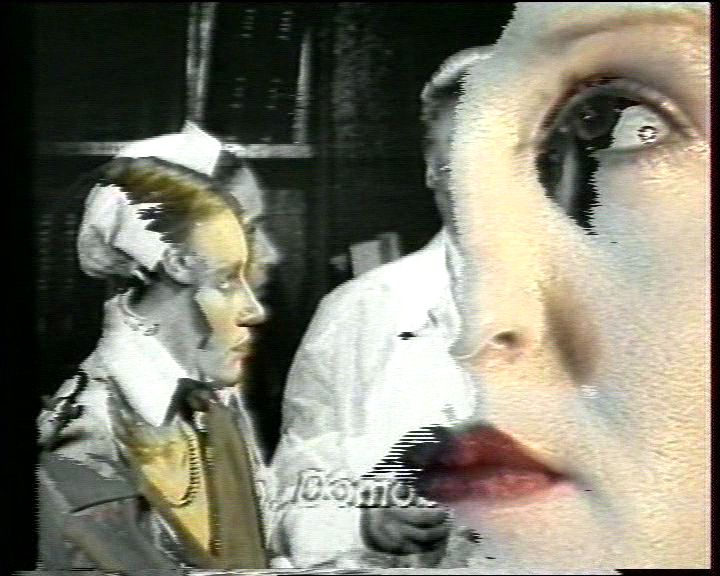 Marina Grzinic and Aina Šmid, “Moments of Decision,” video still, 1985. Image courtesy of the artists. Copyright Grzinic and Šmid. 