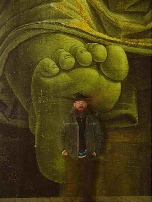 Dmitry Gutov, Feet, 2007. Fragment of “Dead Christ” by Andrea Mantegna. App. 1506. Image courtesy of the author.