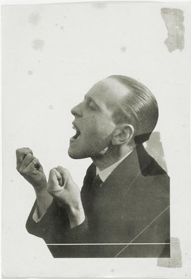 John Heartfield; German; 1891-1968; Self-Portrait ( 1920). Gelatin silver print; private collection; courtesy of Ars Libri Ltd. 