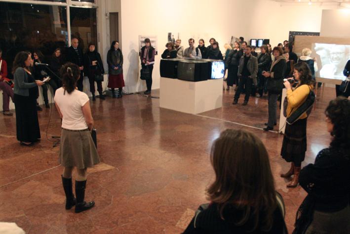 Exhibition view, opening night. Image courtesy of The Institute for Contemporary Art Dunaújváros.