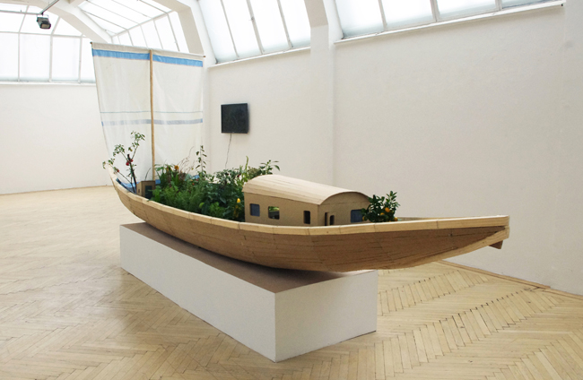 Oto Hudec, “If I Had a River,” 2012, mixed media, installation view. Image courtesy of the artist.