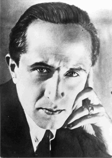 The portrait of Lev Kuleshov, used in the official brochure of the 22nd Cinema Ritrovato Festival. Image courtesy of Cineteca di Bologna
