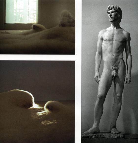 Krzysztof Malec, Silence, 1992, installation; Krzysztof Malec, The Male Nude, 1994, sculpture