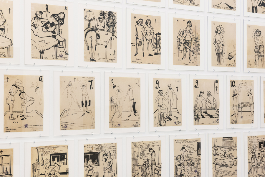 Evgenij Kozlov (E-E), The Leningrad Album, 1967–73, Ink, ballpoint pen, pencil, and crayon on paper, 150 drawings, each 11 3/4 x 8 1/4 in (30 x 21 cm), Collection Kozlov and Fobo, Berlin © 2011, Artists Rights Society (ARS), New York / VG Bild-Kunst, Bonn