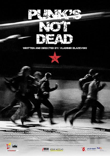 Poster of the film Punk´s Not Dead. Photo courtesy of the Karlovy Vary International Film Festival