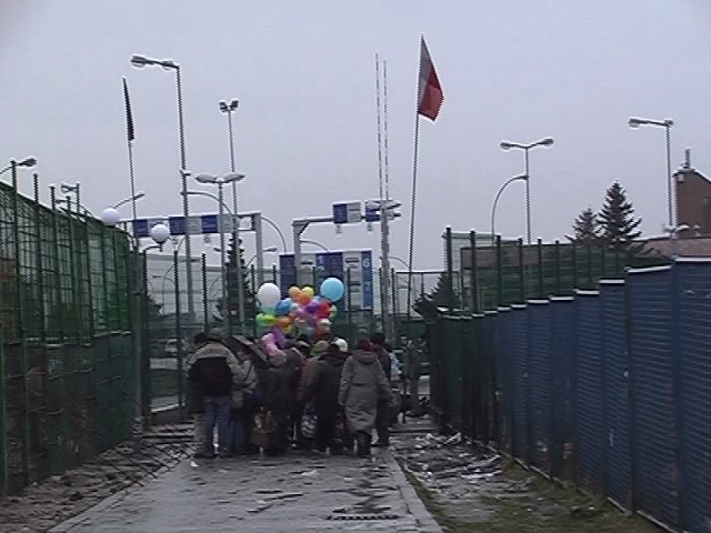 R.E.P. Group, 'Smuggling.' Action, border between Ukraine and Poland, 2007. Image courtesy of R.E.P. Group.