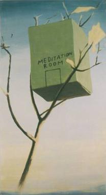 Andrei Roiter, 'Meditation Room', 2005, acrylic on canvas. Image courtesy Galerie Anhava, Helsinki.