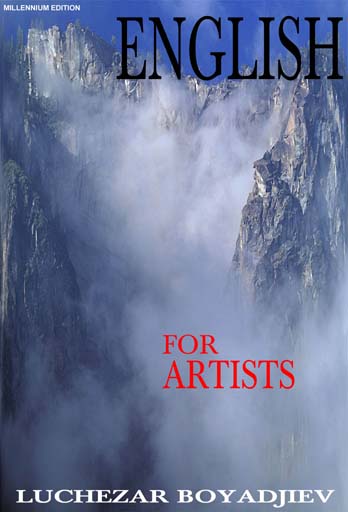 Luchezar Boyadjiev, 'English for Artists', 2000. Project for a fictional Textbook cover. Image courtesy of the author.