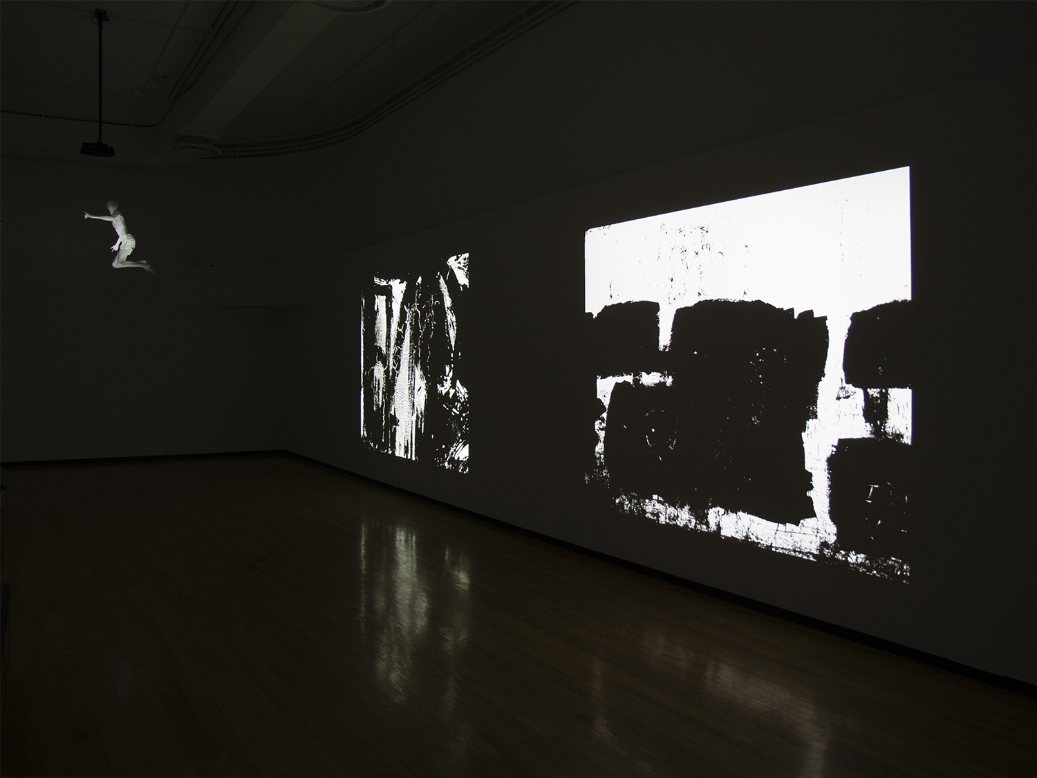 Jan Tichy, "Installation No. 15" (2012). Three-channel HD video installation, Running time: 11 minutes. Image courtesy of the artist and Richard Gray Gallery.