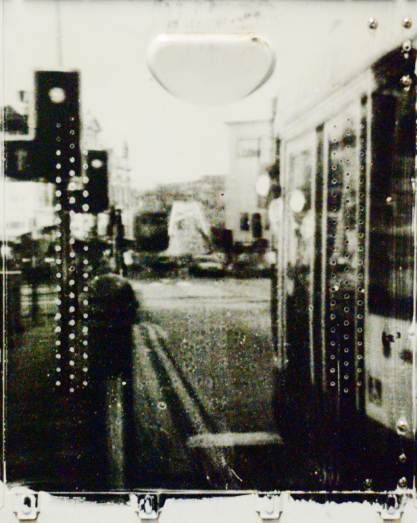 Barbara Kukovec, ‘Traffic Lights’, 2009, silver gelatin print on recycled computer hardware, 36 x 38cm. Image courtesy of the artist.