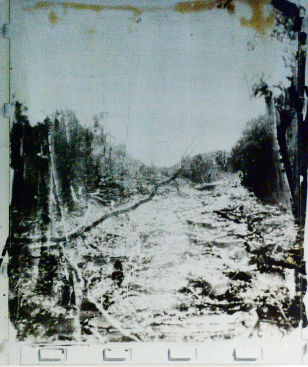 Barbara Kukovec, ‘Peak District Access Land’, 2009, silver gelatin print on recycled computer hardware, 37 x 40cm. Image courtesy of the artist.