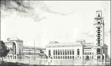 Petre Antonescu, 'Project for the Bucharest city-hall', 1939