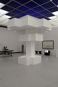 The Indigo Group, ‘Temporary Sculpture Made of Cotton Wool’, 1981. Image courtesy of the author.