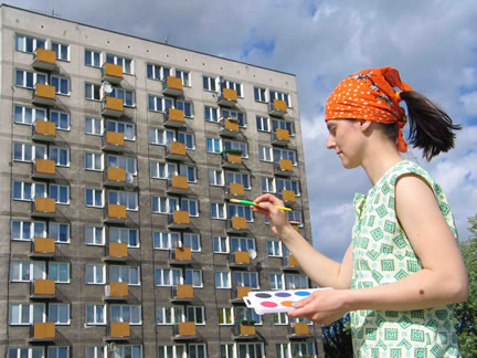 Julita Wojcik, 'View Maker' / 'Wedutystka' (photograph, 2004). image by Jacek Niegoda.