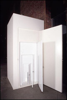 Monika Sosnowska, 'Entrance', 2003. Image courtesy of Sculpture Center and the artists: Images © Hermann Feldhaus, 2003.