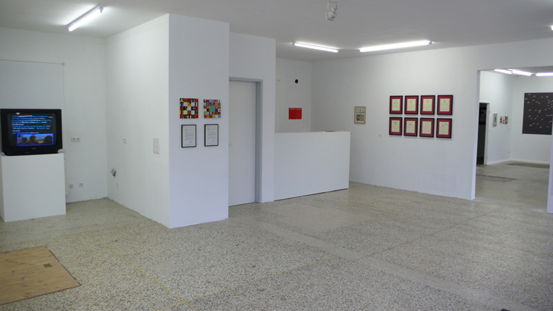 Installation view of 'The Art World'. Courtesy of FEINKOST, Berlin.