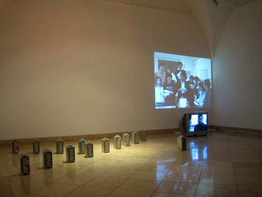 Dusan Záhoranský, installation view from the exhibition 'Without Borders', 2008, Austrian Cultural Forum, Bratislava/Slovakia. Image courtesy of the author.