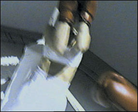 'FIGHT', 2001-2002, video stills. Image courtesy of the author.