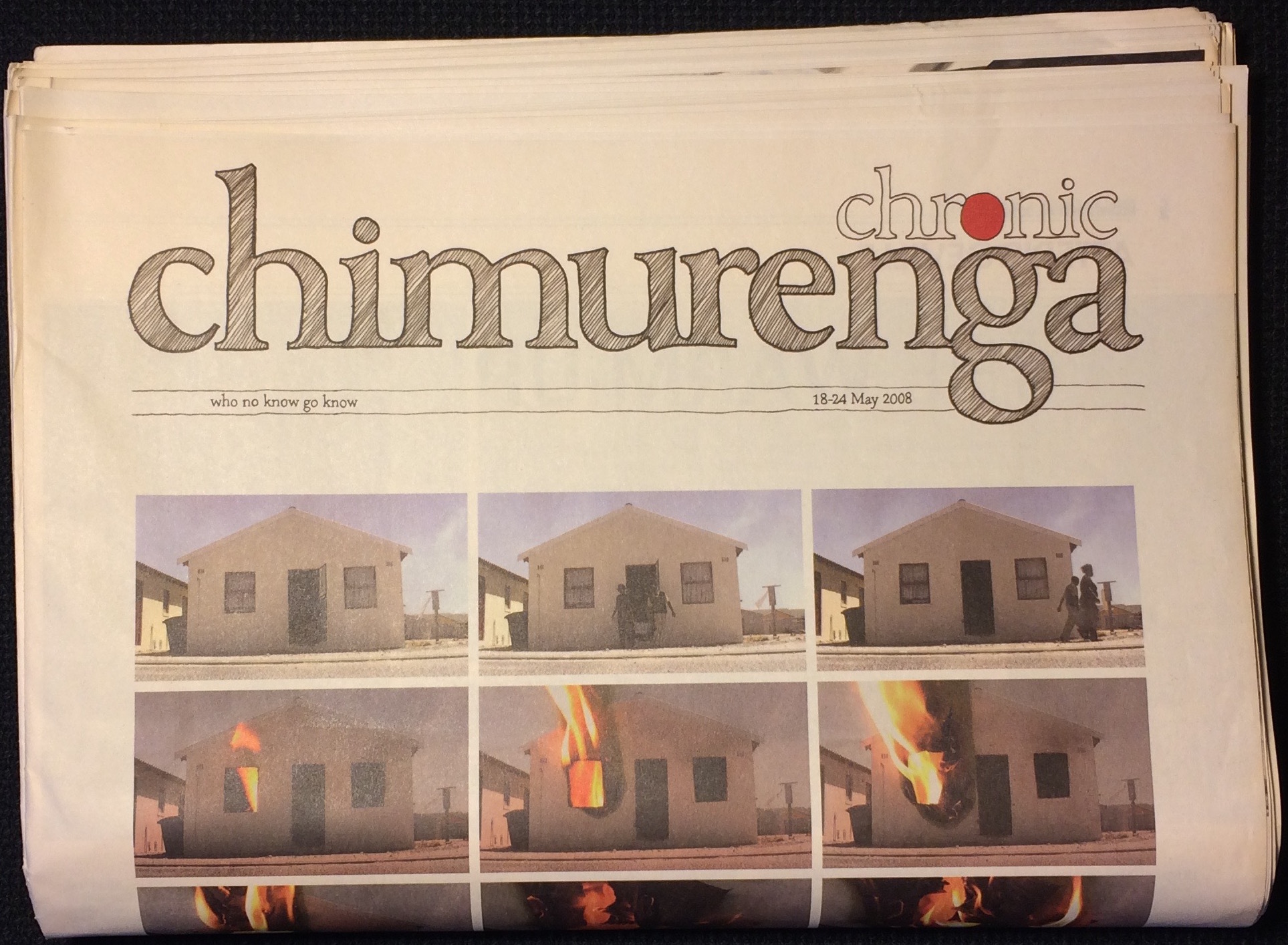 <em>Chimurenga</em> 16: <em>The Chimurenga Chronic</em>, October 2011.