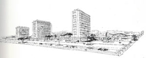 “Complex II” Eforie Nord, Cezar Lazarescu, 1958 (Arhitectura RPR, 1958, no. 8-9)